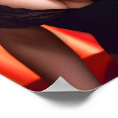 Black Lace Lingerie Poster (Ecke)