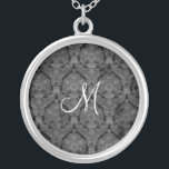 Black Lace Monogram Sterling Silver Necklace Versilberte Kette<br><div class="desc">Schöne Spitzen Sterling Silber Necklace - die Hintergrundfarbe kann geändert werden. Gut als Gastgeschenk Hochzeit,  Hochzeitsgeschenk,  Geburtstagsgeschenk oder Urlaubspensum.</div>