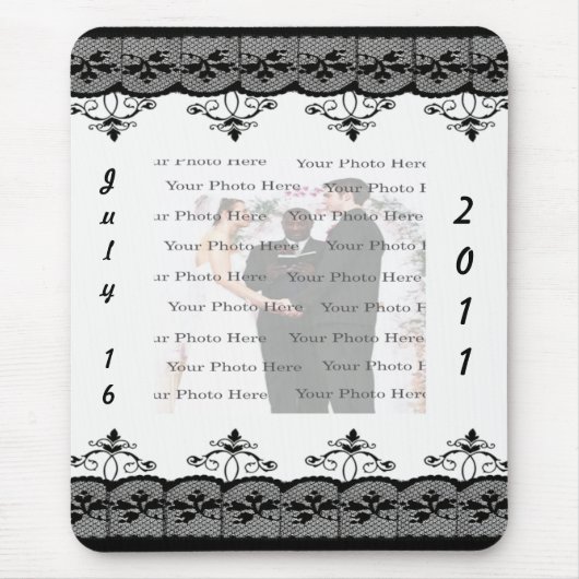Black Lace Mousepad (Vorne)