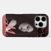 Black Lace on Rose Gold - Benutzerdefiniertes Foto Case-Mate iPhone Hülle (Rückseite (Horizontal))