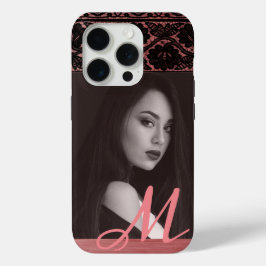 Black Lace on Rose Gold - Benutzerdefiniertes Foto Case-Mate iPhone Hülle