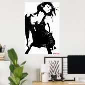 Black Lace Poster (Heimbüro)