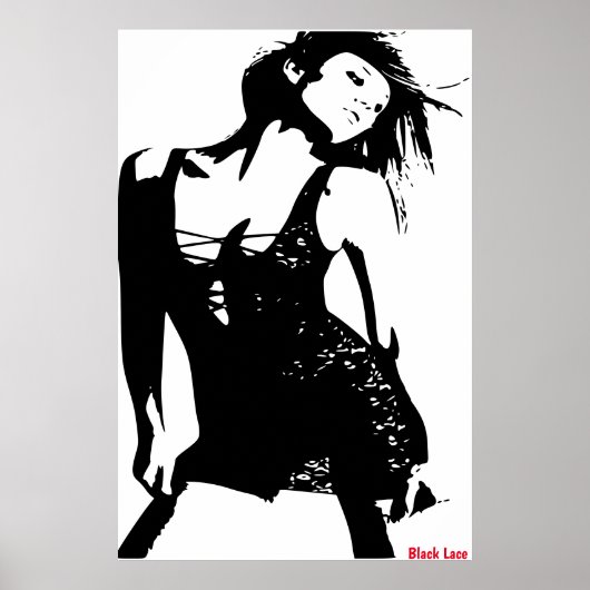 Black Lace Poster (Vorne)