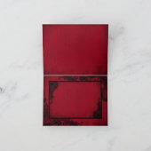 Black Lace Red Modern Goth Danke (Innenseite)