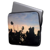 Black Lace Sunset Laptopschutzhülle (Vorderseite Links)