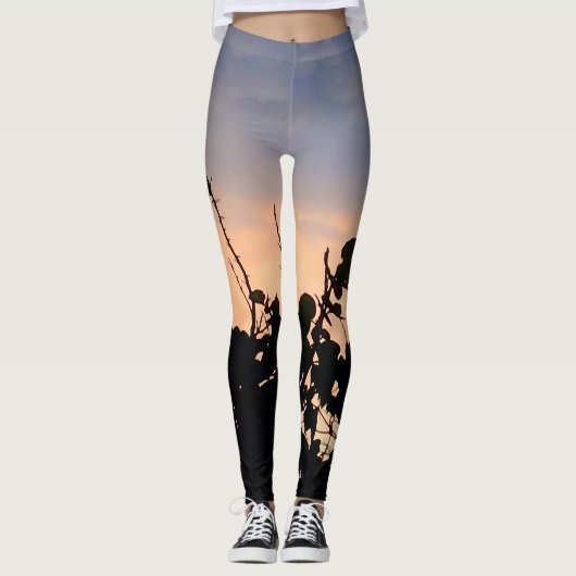 Black Lace Sunset Leggings (Vorderseite)