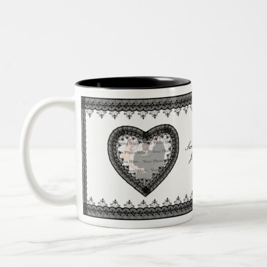 Black Lace Tasse (Links)