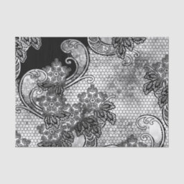 BLACK LACE Tissue Seidenpapier
