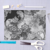 BLACK LACE Tissue Seidenpapier (Handwerk)