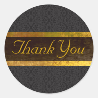 Black Lace Vielen Dank Sticker/Siegel Runder Aufkleber