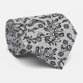 Black Lace Vintag Krawatte (Gerollt)