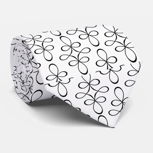 Black Lace Vintag Krawatte (Gerollt)