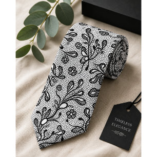 Black Lace Vintag Krawatte