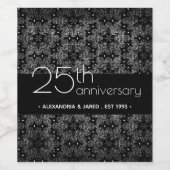 Black Lace Weinetikett (Einzelnes Label)