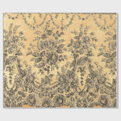 BLACK LACE Wrapper Geschenkpapier (Flach)