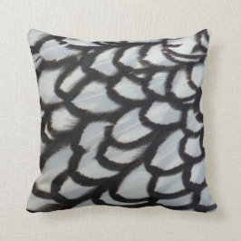 Black Laced Wyandotte Feather Kissen