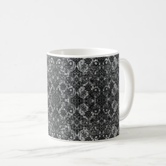 Black Lacework Artists Kaffeetasse (VorderseiteRechts)