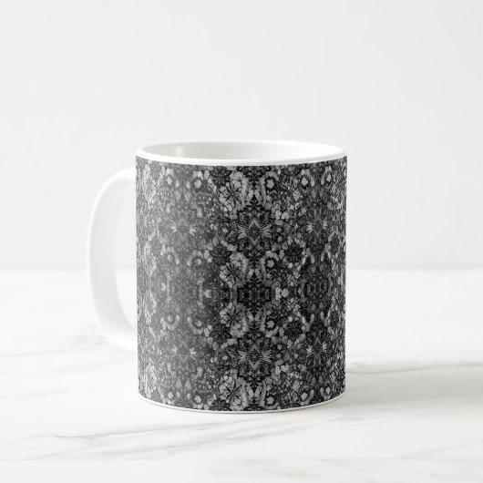 Black Lacework Artists Kaffeetasse (Vorderseite Links)