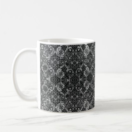 Black Lacework Artists Kaffeetasse (Links)