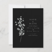 Black Lacquer Save the Date (Vorderseite)