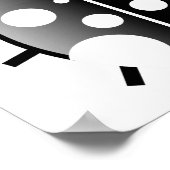 Black Ladybugs Poster (Ecke)