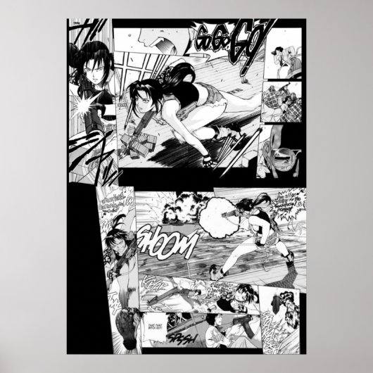 Black Lagoon Manga Poster (Vorne)