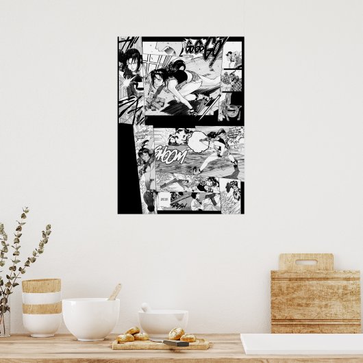 Black Lagoon Manga Poster (Küche)