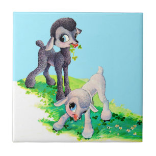 black lamb white lamb fliese