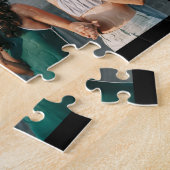 Black Large 8 Foto Collage Bridesmaid Vorschlag Puzzle (Seite)