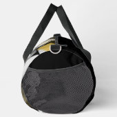 Black Large Duffel Bag Trend Abstrakt White Gold Duffle Bag (Rechts)