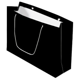 Black Large Gift Bag Große Geschenktüte