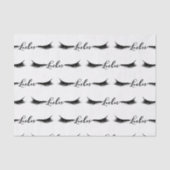 Black LASHES Eyelashes Schönheitssalon Makeup Seidenpapier (Vorderseite)