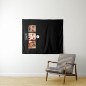 Black Lashes Studio Foto-Collage Messe Wandteppich (Beispiel (Horizontal))