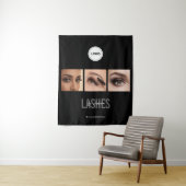 Black Lashes Studio Foto-Collage Messeveranstaltun Wandteppich (Beispiel)