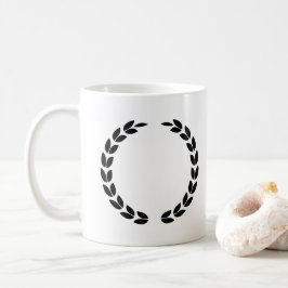 Black Laurel Wreath Set Classic Sieg Kaffeetasse