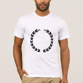 Black Laurel Wreath Set Classic Sieg T-Shirt (Vorderseite)