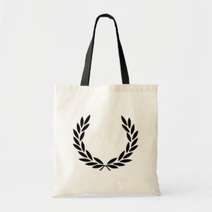 Black Laurel Wreath Tragetasche
