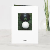 Black Lawls, Add your Message Birthday Card Karte (Rückseite)