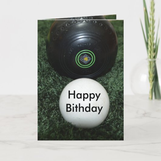 Black Lawls, Add your Message Birthday Card Karte (Vorderseite)