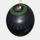 Black Lawn Bowl, Keramik Ornament (Links)
