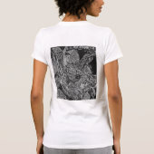 Black leafs T-Shirt (Rückseite)