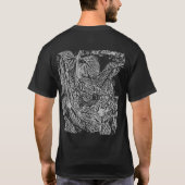 Black leafs T-Shirt (Rückseite)