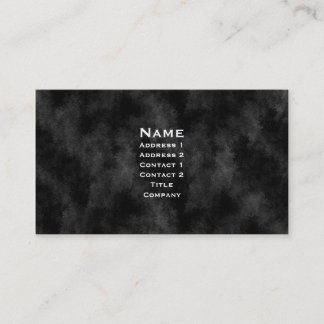 Black Leather Gothic Business Card Visitenkarte