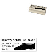 Black Leather Jazz Dance Showstudio Adresse Gummistempel (Stempel)