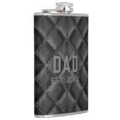 Black Leather New Dad Flachmann (Rechts)