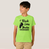 #Black lebt Angelegenheits-solidaritäts-Kinder T-Shirt (Vorne ganz)