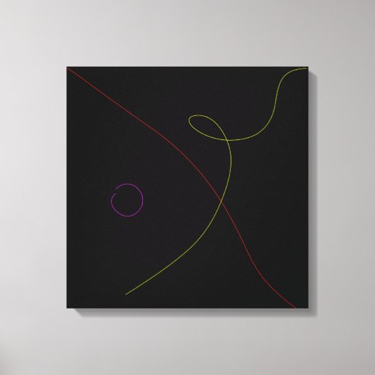 Black Leinwanddruck (Vorderseite)