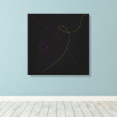 Black Leinwanddruck (Insitu (Holzboden))