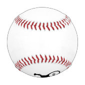 Black Leo Lion Zodiac Baseball (Rückseite)