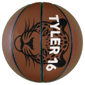 Black Leopard Personalize Basketball (Vertikal)